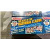 Image 2 : 10 1990 DONRUSS BASEBALL BOXES, THE BEST OF THE NATIONAL LEAGUE, 144 GLOSSY CARDS PER SET (FACTORY