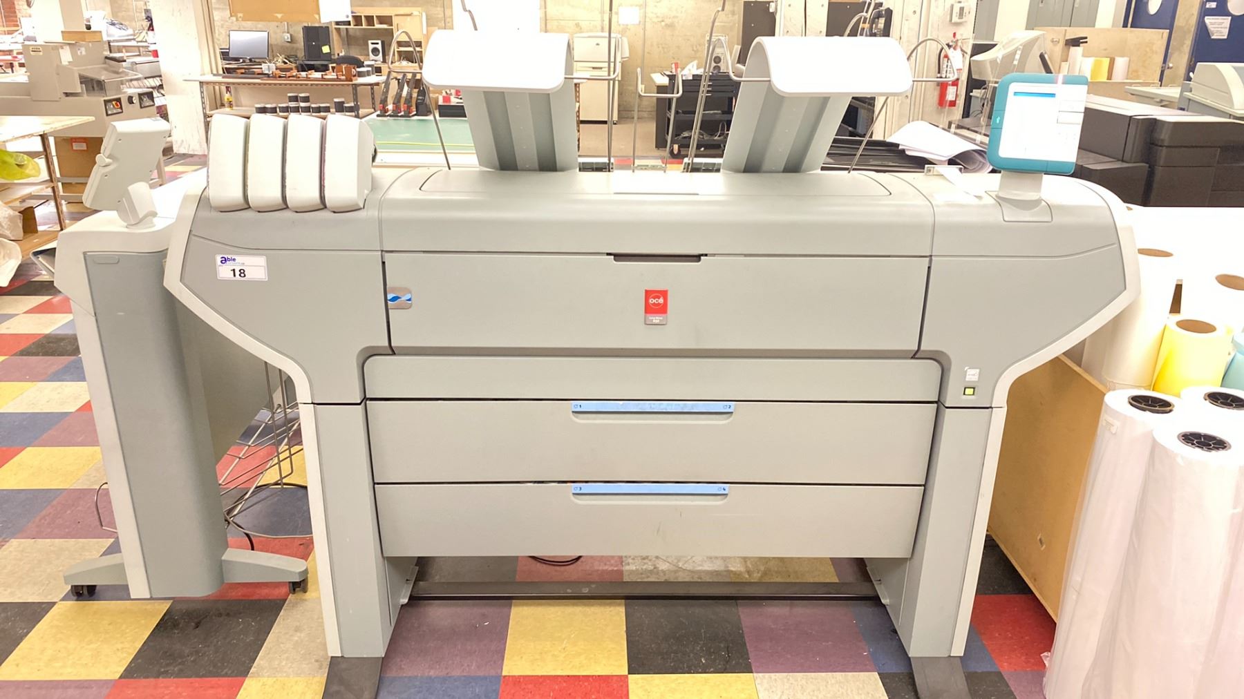 OCE COLORWAVE 650 PROFESSIONAL MULTIFUNCTION LARGE FORMAT COLOR PRINTER ...