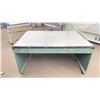 Image 3 : GREEN WOOD 72"W X 50"D X 36"H COMMERCIAL MOBILE LAYOUT TABLE WITH ASSORTED PRINT SHOP CONTENTS