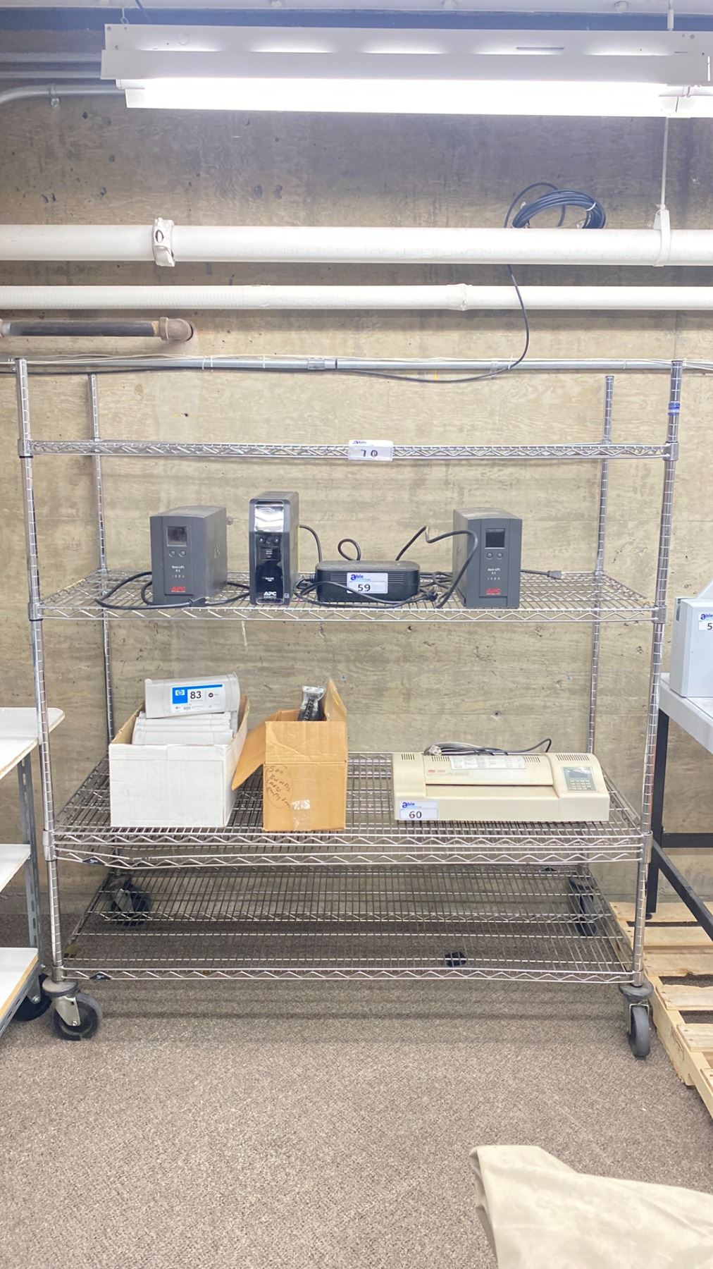 5 TIER CHROME METRO RACK 60