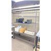 Image 2 : 5 TIER CHROME METRO RACK 60"W X 24"D X 67 1/2"H MOBILE RACKING SYSTEM