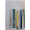 Image 3 : (10) Vintage Farm Brand Pencils - John Deere, Massey Harris and Radisson