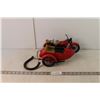 Image 1 : Telemania Harley Davidson Motorcycle & Side Car Phone- One Seat Damaged