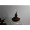 Image 2 : (3) Rooster Cap Glass Cookie Jars