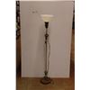 Image 1 : *Vintage Floor Lamp w/ Milk Glass Shade - As Is