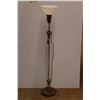 Image 2 : *Vintage Floor Lamp w/ Milk Glass Shade - As Is