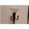 Image 2 : *Vintage Floor Lamp w/ Milk Glass Shade - As Is