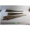 Image 1 : (3) Vintage Hand Saws