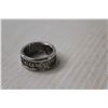 Image 3 : Men's Size 10 Silver Colored United States of America Ring