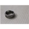 Image 4 : Men's Size 10 Silver Colored United States of America Ring