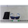 Image 1 : Blue Tinted Sunglasses with Case