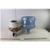 Image 1 : 3 Gallon Water Jug & Ceramic Dispenser