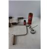 Image 2 : Vintage Tools- Hand Drill, Tire Repair Kit, Misc.