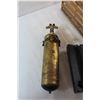 Image 6 : Antique Brass Fire Extinguisher - As Is, Vintage Phone - As Is and Vintage Wooden Crate