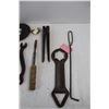 Image 3 : Lot Of Various Tools, Wrenches, Stove Poker Stick, Misc.
