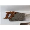 Image 5 : (3) Vintage Handsaws- Longest Is 31'' Long