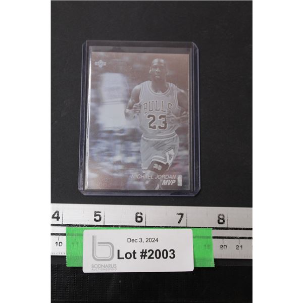 Michael Jordan Hologram 1991 Basketball Card