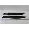 Image 1 : Cold Steel Machete w/Sheath - 18" Blade, 23.5" Length Total