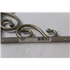 Image 3 : (3) Stanley Nickel Plated Metal Decorative Shelf Brackets - 7" x 8"