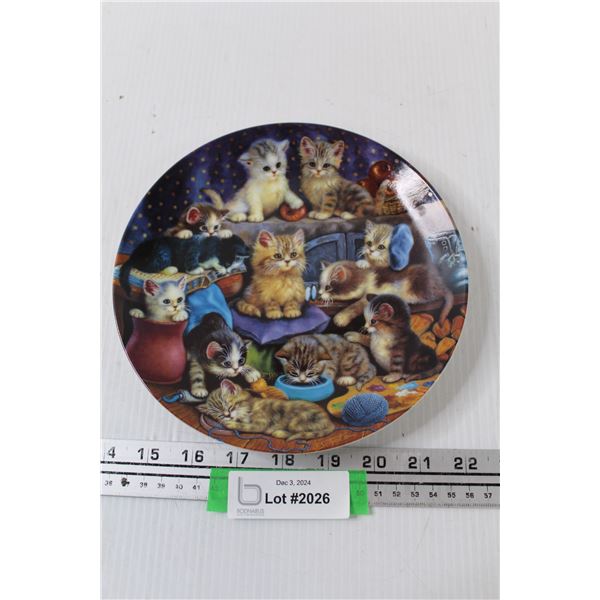 Bradford Exchange "Frisky Business" 8" Diameter Display Plate