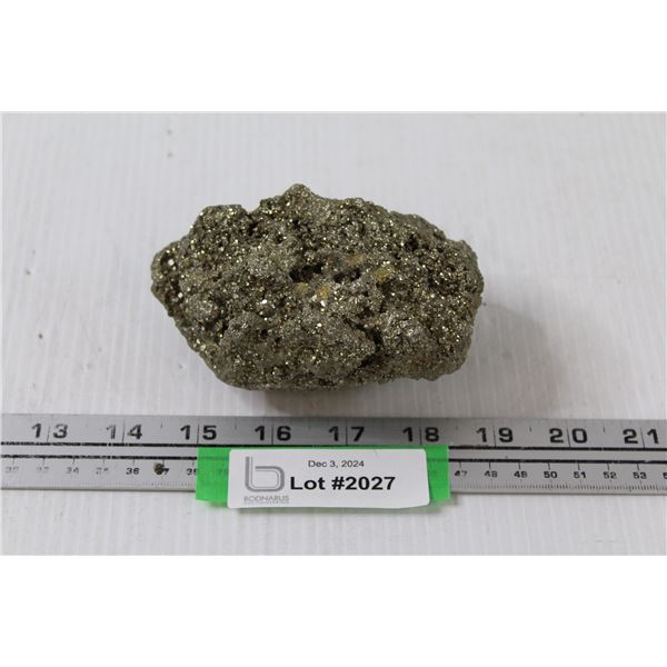 Fool's Gold Nugget - 5" x 3" x 2.5"