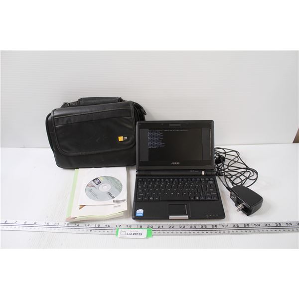 Mini Asus Laptop w/ Accessories and Case - As Is, Powers On