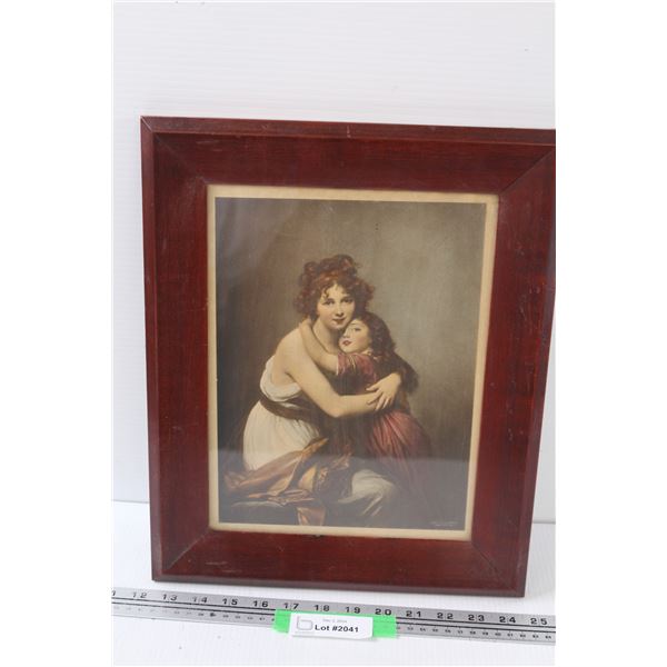 Grecian Mother & Daughter Print - 12.5" x 15.5"