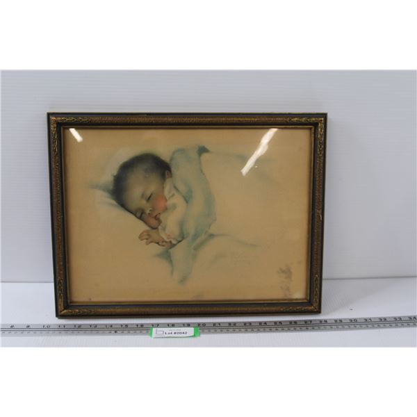 "Little Bit of Heaven" Baby Print - 18" x 13.5"