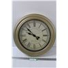 Image 1 : Roman Numeral Wall Clock - 17" Diameter - Battery Operated, As Is