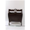 Image 1 : Wood Magazine Rack - 16" x 20" x 9"