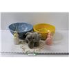 Image 1 : (2) Mixing Bowls, (2) Avon Perfumes, Stuffy Elephant, & Dollie