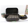 Image 1 : Roaster, (2) Muffin Tins, Baking Pie Plate, Collector Tins, Misc.