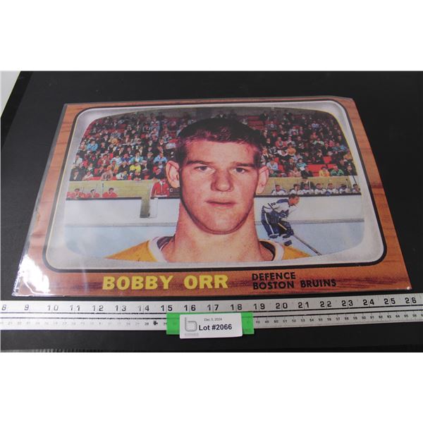 Bobby Orr Poster of Rookie Card - 18" x 12"