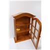 Image 2 : Display Cabinet - Wood & Glass - 15" x 20.5" x 6"