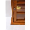 Image 3 : Display Cabinet - Wood & Glass - 15" x 20.5" x 6"