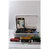 Image 1 : Model Train Kit Set in Storage Tote - As Is