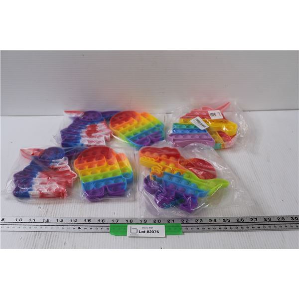 (4) Pop-It Fidgets Packages - Various Themed