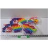 Image 1 : (4) Pop-It Fidgets Packages - Various Themed