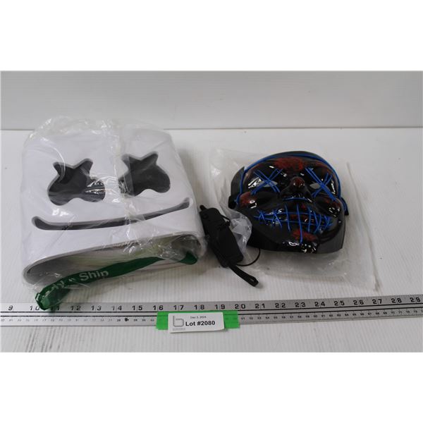 (2) Masks: Gamer & Marshmello - As Is