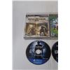Image 2 : (6) Video Games: (3) PS4: (No Cases) Uncharted, VR, Resident Evil (3) PS3: (Sealed) God Of War, Star