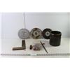 Image 1 : (3) Circular Saw Blades, Crockery Jug, Misc.