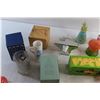 Image 8 : Perfumes, Ceramic Cup, Candle Holders and Avon Container