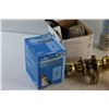 Image 8 : Door Knobs, Brass Toilet Paper Holder, Staples and Misc.