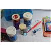 Image 4 : Crafting Supplies - Glitter, Beads & Pencils, Ceramic Pitcher and Growing Crystals