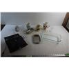 Image 1 : HDTV Digital Indoor Antenna - As Is, RCMP and Ceramic Mugs, Goblets, Metal Trays and Glass Baking Di