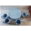 Image 7 : Melamine Ware Plastic Mugs & Plates and Plastic Tote with Lid - As Is