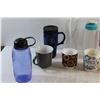 Image 6 : Water Bottles, Ceramic Mugs and Plastic Dish
