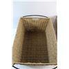Image 4 : (2) Woven Baskets 17'' x 8''