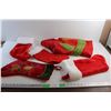 Image 1 : Christmas Tree Skirt and (4) Christmas Socks