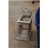 Image 5 : * Decorative Bird Cage, Large Plastic Tote and Mirror